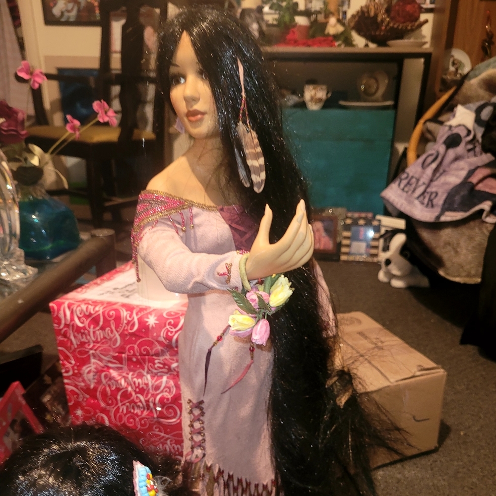 To vintage heritage mint and ashton drake native dolls